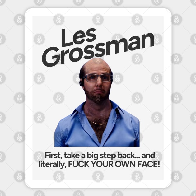 Les Grossman - tropic thunder Magnet by BodinStreet